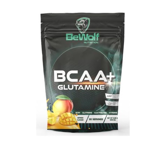 BeWolf Nutrition BCAA + Glutamine 300 Gr - Limon - Ahududu