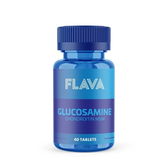 Flava Glucosamine Chondroitin MSM 40 Tablet NEW