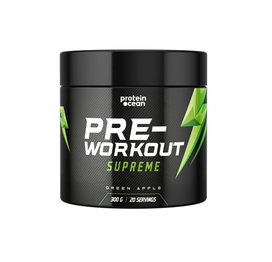 Protein Ocean Pre-Workout Yeşil Elma 300 Gr