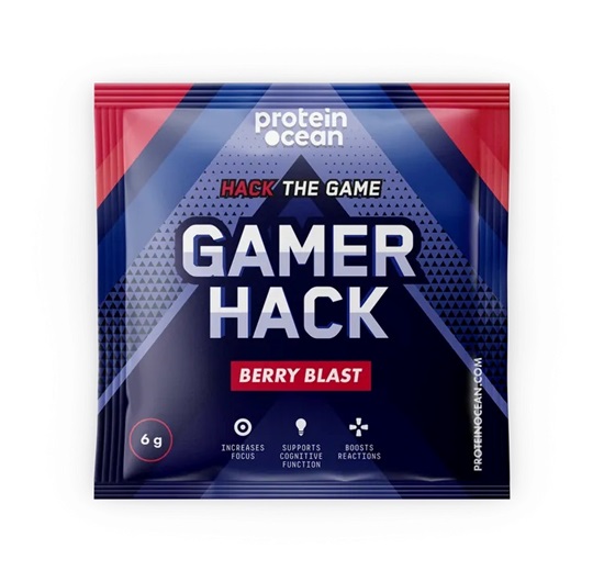 Protein Ocean Gamer Hack Berry Blast 6 Gr