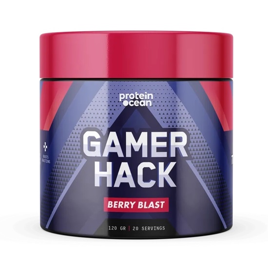 Protein Ocean Gamer Hack Berry Blast 120 Gr
