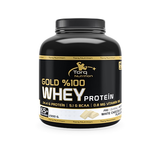 Torq Nutrition Gold %100 Whey Protein 2300 Gr - Beyaz Çikolata