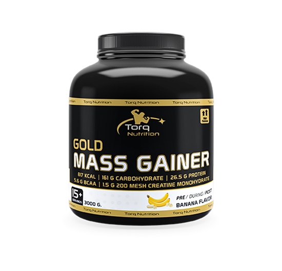 Torq Nutrition Gold Mass Gainer 3000 Gr - Muz